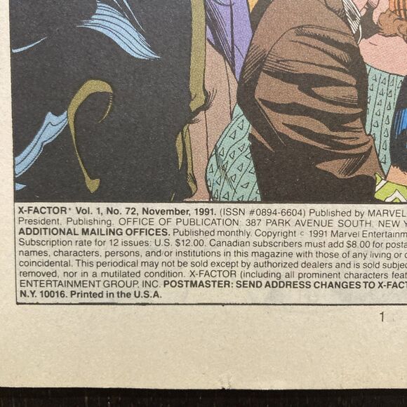 X-Factor: Annual No. 8, No. 72, No. 108, No. 118, No. 134 Marvel Comics (1991-7) - Picture 12 of 16